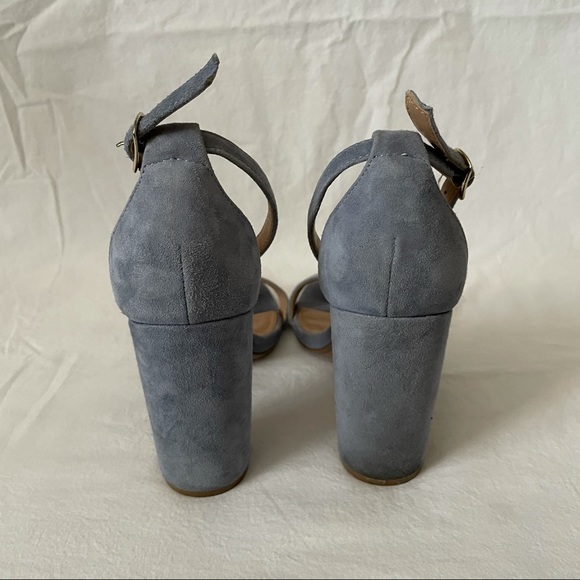 💙Steve Madden Blue Suede Heels - Picture 3 of 5